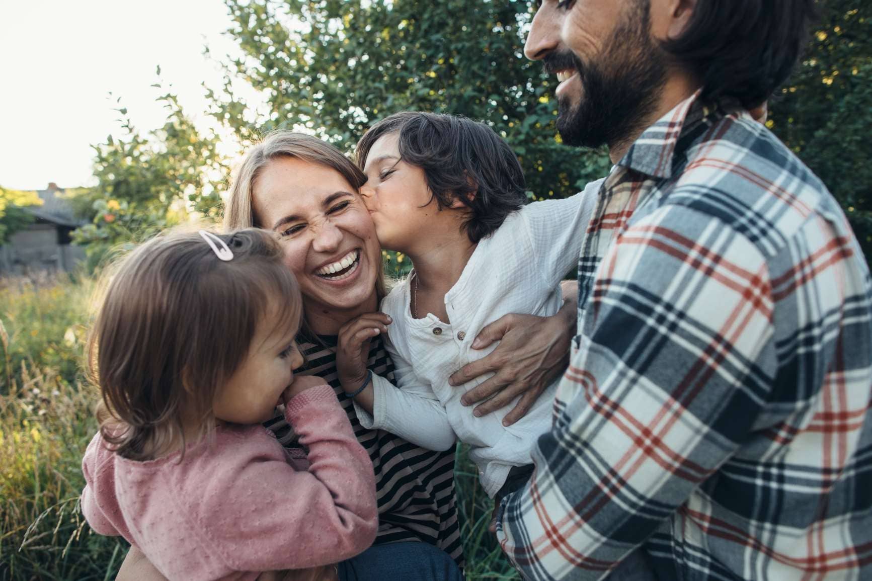 Bonuspunktekatalog: glückliche Familie