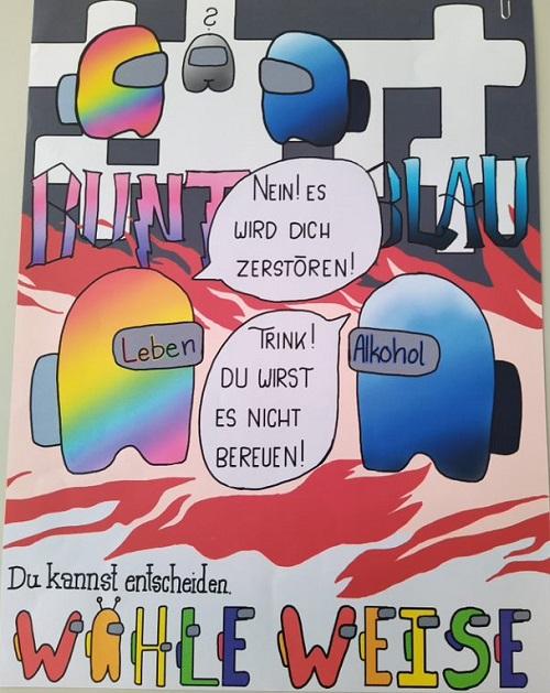 Motivbild Kampagne "bunt statt blau" 2.Platz