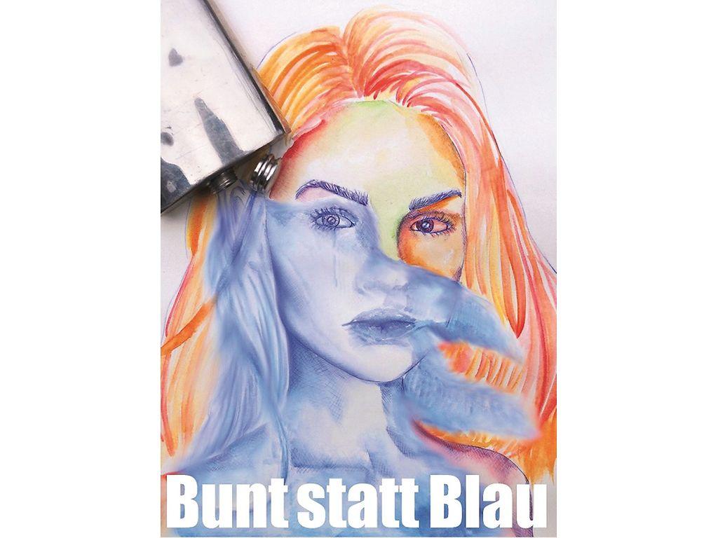 Motivbild Kampagne Bunt statt blau: Siegerbild 2018