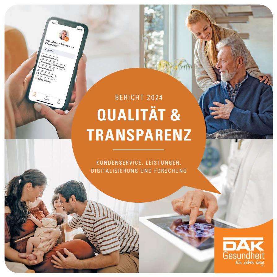 Cover DAK Qualitätstransparenzbericht 2024