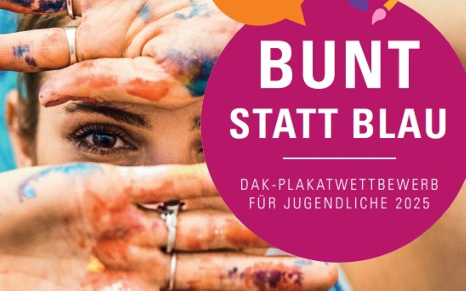 Kampagnenmotiv Bunt statt blau