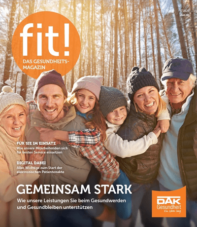 Familie im Wald Fit Magazin