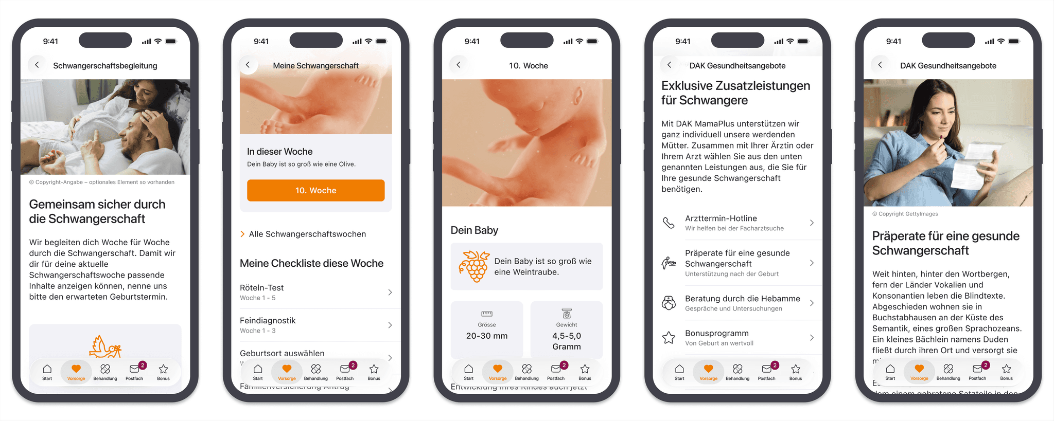 Schwangerschaftscoaching-App