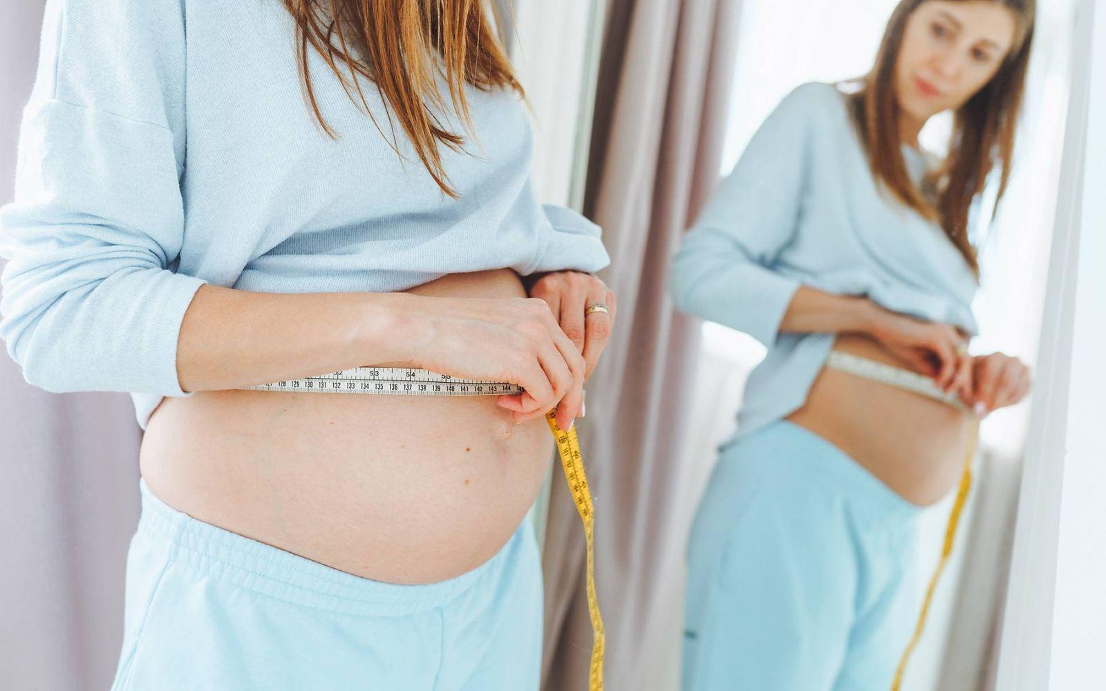 Symbolbild Gewichtszunahme in der Schwangerschaft