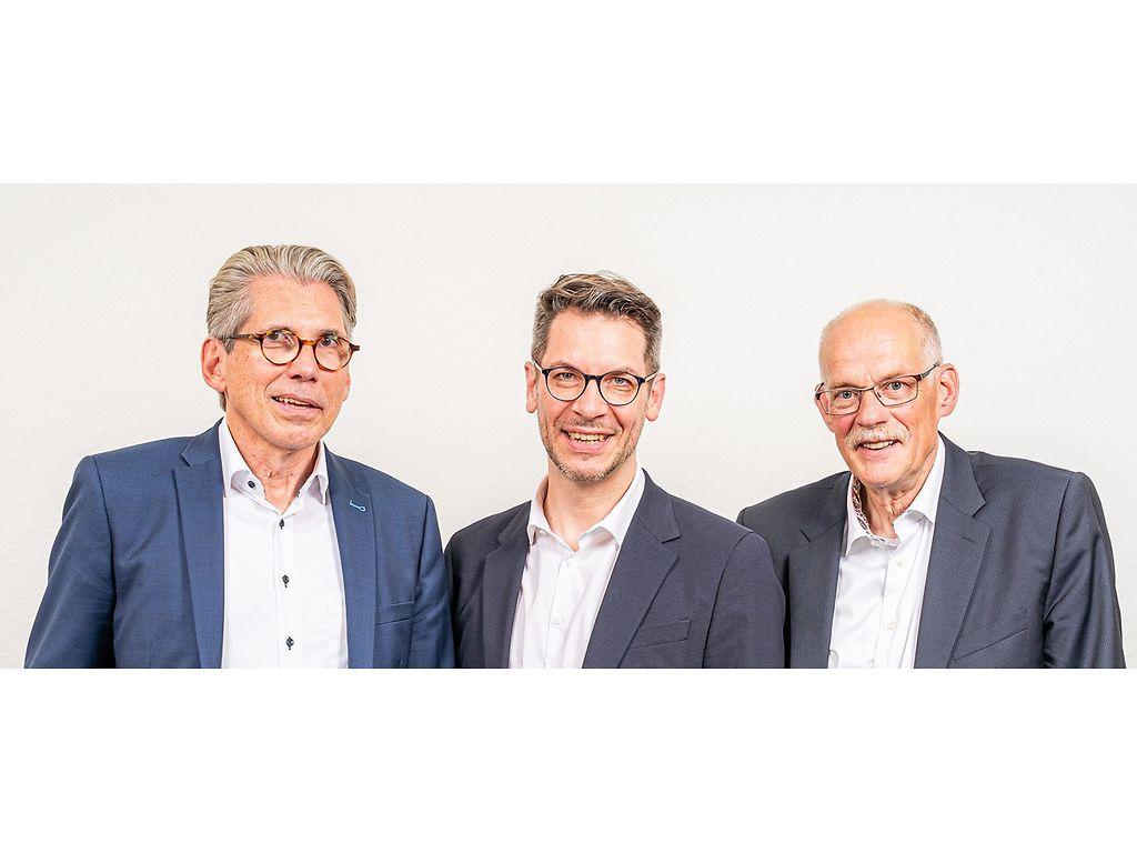 v. l. n. r. Andreas Storm, Roman G. Weber, Dr. Johannes Knollmeyer