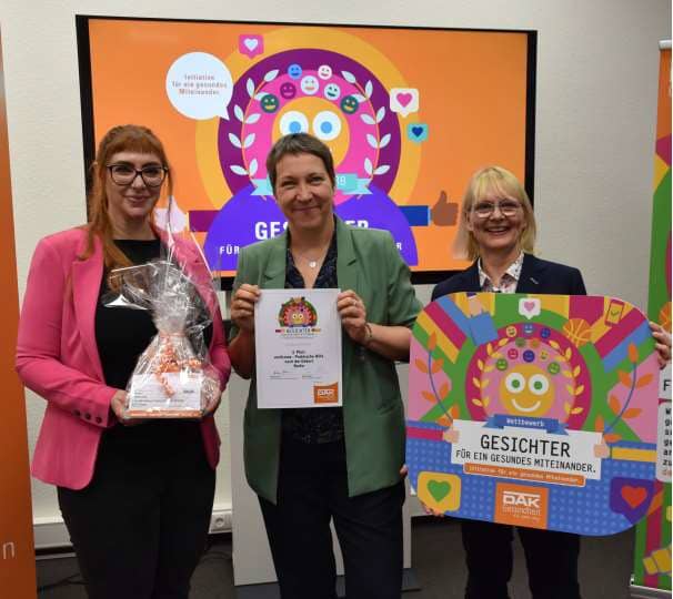Bild: v.l. Sabrina Döring, Katja Brendel, Iris Schneider (DAK)